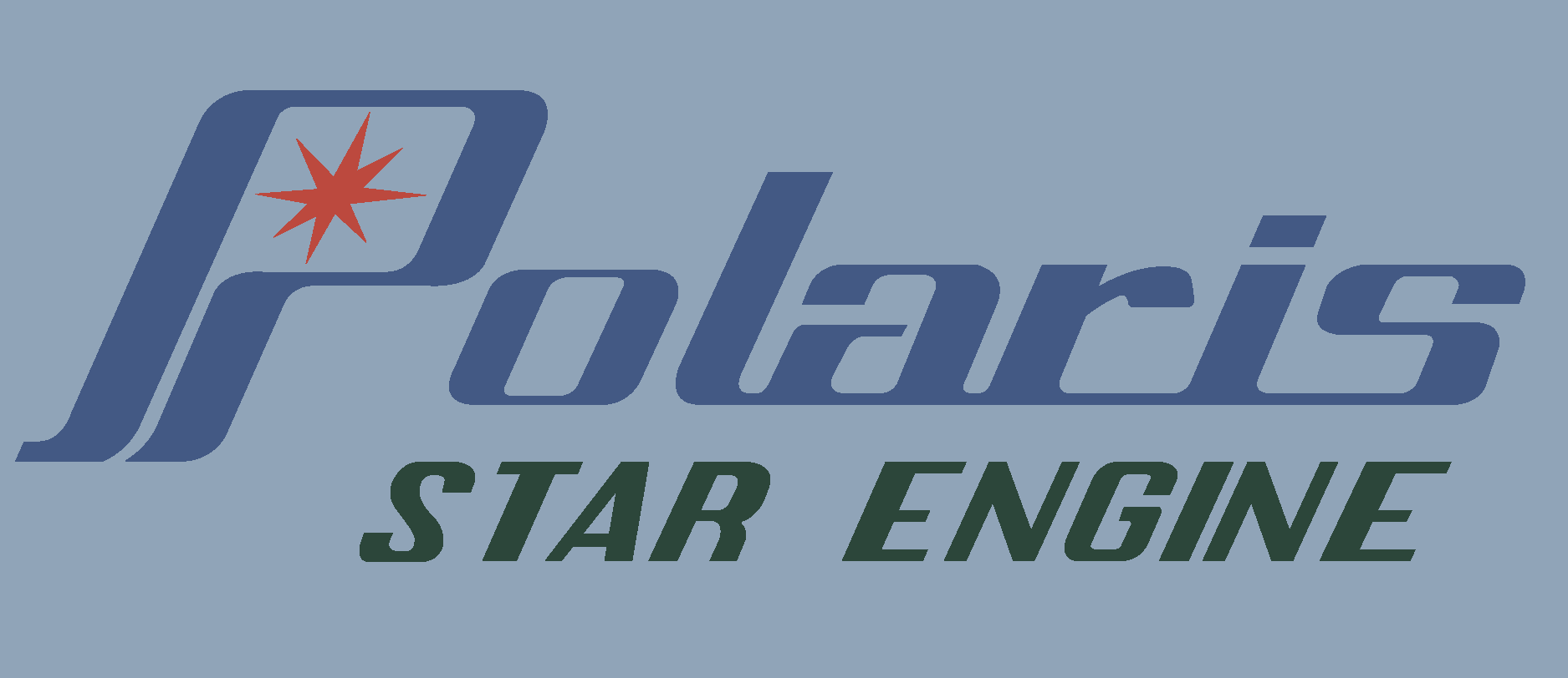 Polaris Star Engine Logo Vector Logo